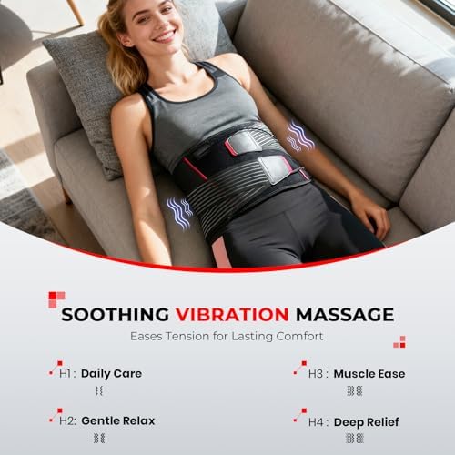 LTW Flagship 430 LEDs Red Light Therapy Belt for Pain Relief, 50" x 9.5" - Image 5