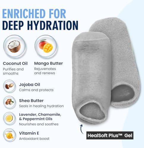 Dr. Frederick's Original Moisturizing Gel Socks, Mellow Moon, 1 Pair - Image 3