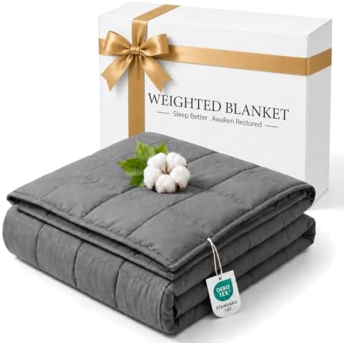 Smart Queen Weighted Blanket for Adults 60” x 80” with Box 20lbs by SmartQueen