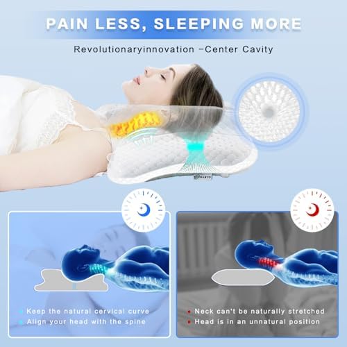 Pain Relief Cervical Pillow for Neck Support, Adjustable Ergonomic Pillow - Image 5