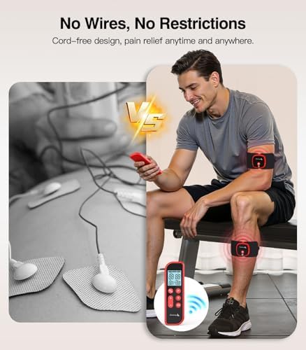 Portable Wireless EMS & Tens Unit Muscle Stimulator for Pain Relief - Image 3
