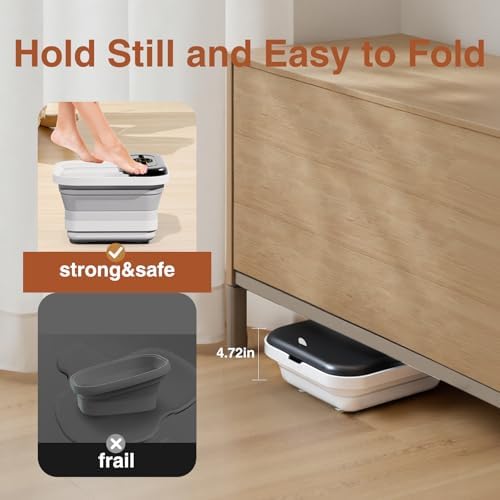 Foot Soaking Tub Massager with Heat, Bubbles, Temperature Control & Timer - Image 7