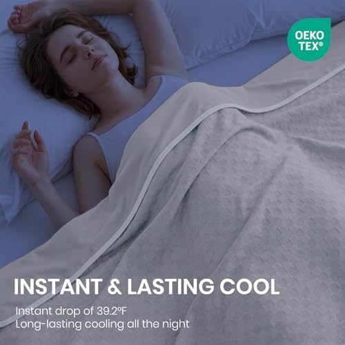 Topcee Cooling Blanket 60"x90" for Hot Sleepers Summer Cold Blanket - Image 2