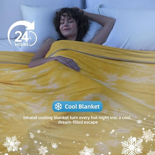 inhand Cooling Blanket King Size for Hot Sleepers (90"x108", Grass Green) - Image 7