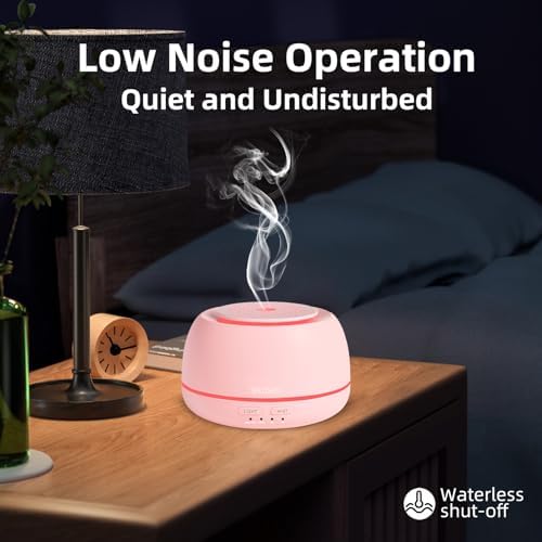 SEEDSEEL 300ML Aromatherapy Essential Oil Home Diffuser with 7 Color LED Light, Remote, 4 Timers, Auto-Off for Office, Bedroom, Yoga - Image 6