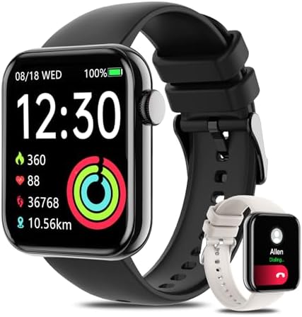 Smart Watch for Men 1.85" HD (Answer/Make Calls) Fitness Steps Tracker by HXQHSTBGSMARTWATCHES