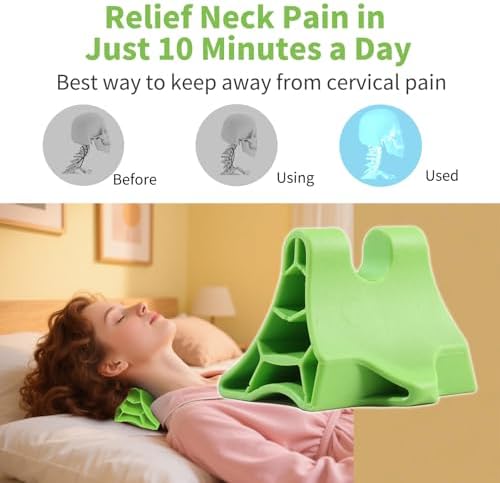 Trigger Point Massage Tool, Handheld Deep Tissue Manual Massager for Neck, Back, Shoulders & Feet, 3-Edge Pressure Point Design, Portable (Green) - Image 5