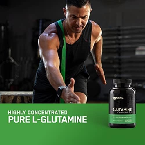 Optimum Nutrition L-Glutamine Muscle Recovery Capsules, 1000mg, 240 Count (Package May Vary) (Pack of 2) - Image 3