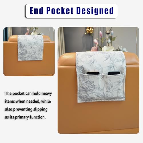 Non-Slip Head Pillow for Recliners - Neck Support Cushion with Velvet Cover for Pain Relief at Home, Office and Travel (Leaves) - Image 6