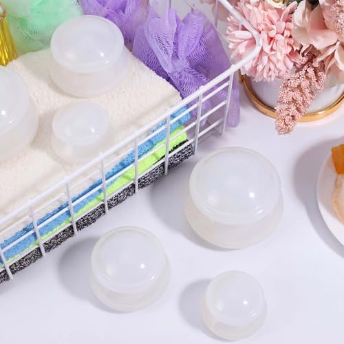 TrelaCo 6 Pcs Silicone Cupping Kit for Massage Therapy,Milky - Image 6
