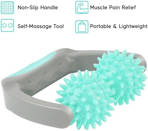 Coolife Fascia Release Spiky Massage Roller, Muscle Cellulite Massager - Image 2