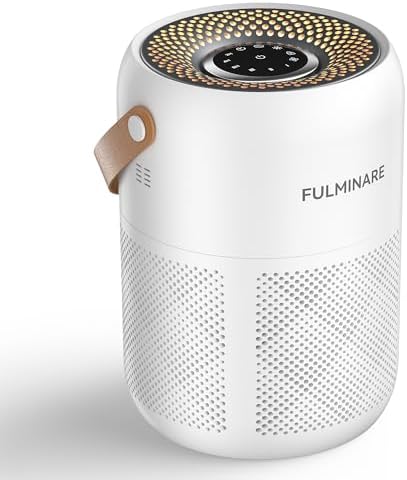 FULMINARE Air Purifiers for Home Bedroom Up to 680 Ft² （White) by PureAirPowerfulSound