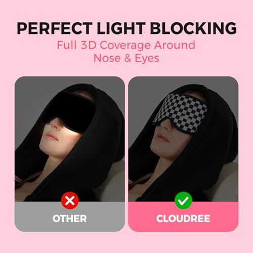 Sleep Mask for Side Sleepers, 3D Eye Mask for Eyelash Extensions - Image 2