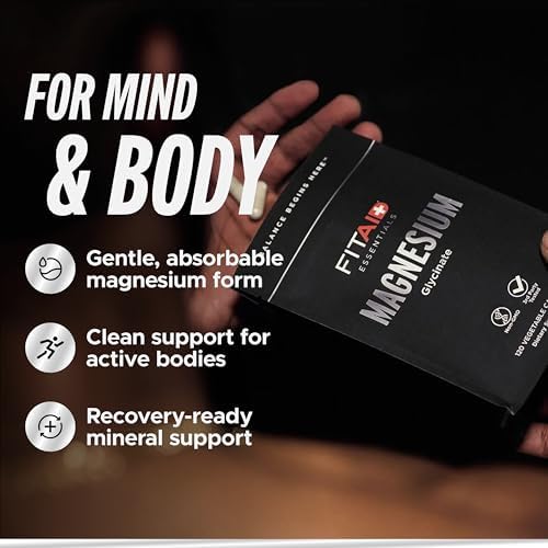 FITAID Essentials Magnesium Glycinate Recovery, 120 Capsules - Image 3
