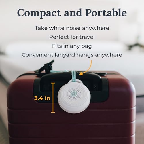 Yogasleep Rohm Portable White Noise Sound Machine, 3 Soothing Natural Sounds with Volume Control, Sleep Therapy For Adults, Kids & Baby, Noise Cancelling for Office Privacy & Meditation, Registry Gift - Image 5