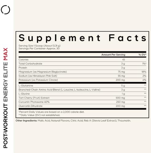 Codeage Post-Workout Recovery, BCAA, Glutamine, Electrolytes, Mango, 14 oz - Image 2