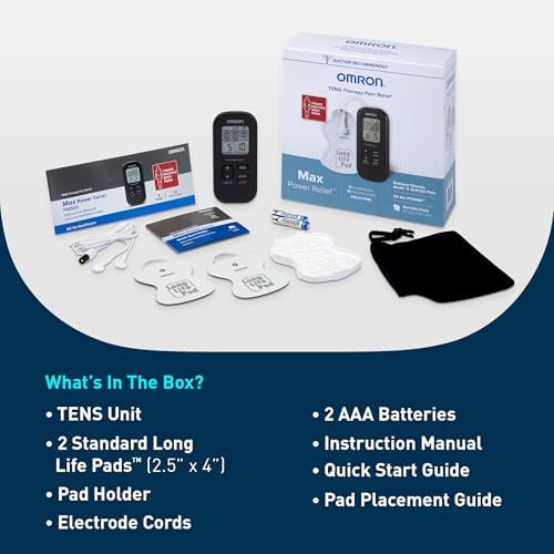 Omron Max Power Relief TENS Unit Muscle Stimulator - Image 6