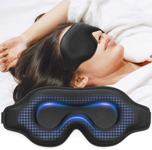 3D Weighted Eye Mask for Lash Extensions, Eye Covers for Sleep by AlbatrossHealthNewEngland