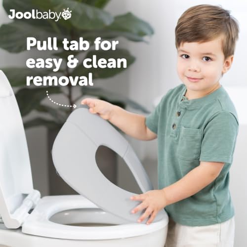 Jool Baby Folding Travel Potty Training Seat – Easy-Remove Pull Tab (Gray) - Image 6