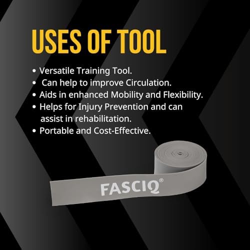 FASCIQ Muscle Floss Bands 1" Compression Bands for Improved Mobility - Image 2