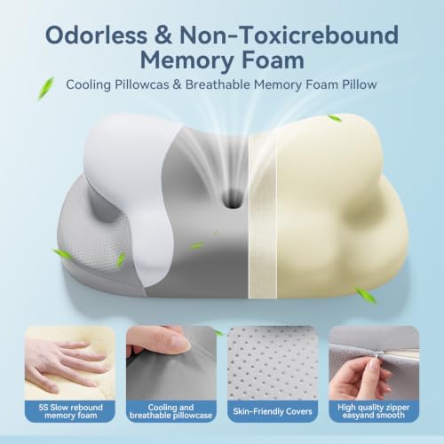 Cervical Pillow for Neck and Shoulder Pain Relief Ergonomic Contour Pillow - Image 5