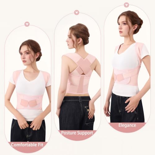 Posture Corrector for Women & Men Back Brace Instant Straightener Scoliosis - Image 5