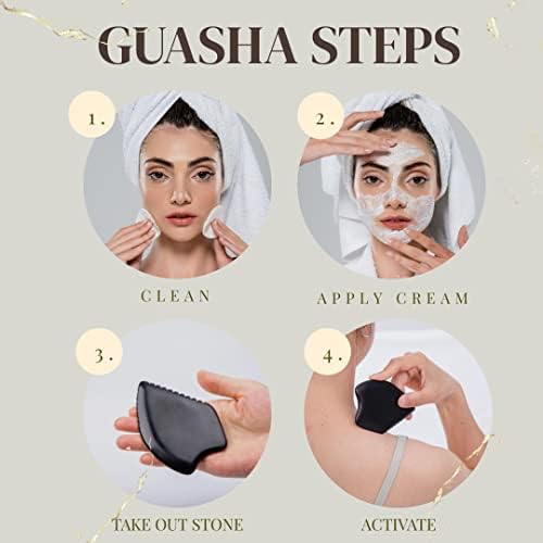 Gua Sha Facial Massage Tools, BianStone Traditional Face & Body Massage Tool, Lymphatic Drainage Face Sculpting Tool, The Newly Upgraded Unique Tooth Edge - Image 6