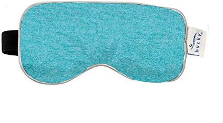Bucky Hot & Cold Therapy Spa Collection Chenille Eye Mask, 8.5x4, Aqua by Bucky