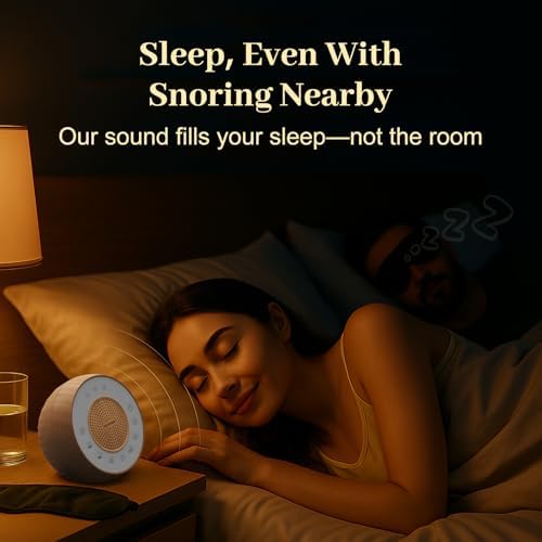 HOUSBAY Sound Machine White Noise for Sleep with Wood Grain - Image 3