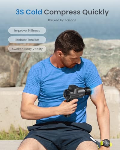 RENPHO Active Thermacool Massage Gun Deep Tissue with Heat & Cold, 5 Speeds - Image 2