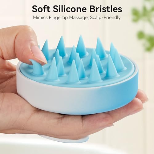 HEETA Scalp Massager Hair Growth Scrubber for Dandruff Removal Hair Care - Image 4