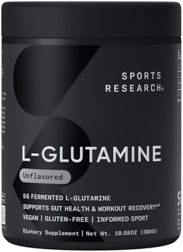 Sports Research® L-Glutamine Powder 5g, Unflavored (10.58oz) by Unknown