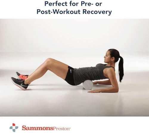 Sammons Preston Foam Therapy Roll, Back Roller, Exercise, Muscle, Yoga, 3" - Image 5