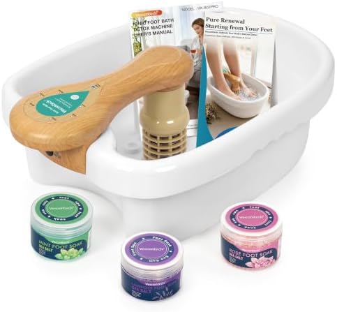 veicomtech Ionic Foot Bath Detox Machine with 3 Sea Salts by Veicomtech