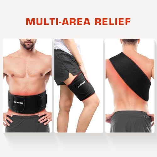 Red Light Therapy Belt for Body Infrared Light Therapy Devices Near Infrared Wrap Pad Timer Remote Control for Back Waist Muscle - Image 5