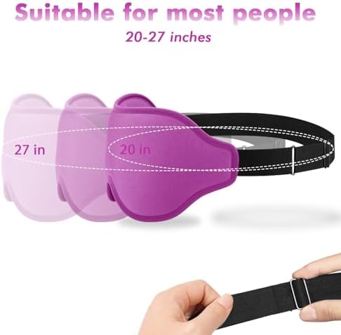 Sleep Mask for Men and Women, Lash Extensions 3D Eye Mask, Purple - Image 5