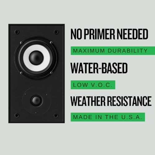 DuraTex® Roller Grade Gallon - Texture Coating for Speaker Cabinets, Road Cases, Metal, and Wood. Durable, water-based finish, scuff-resistant, and long-lasting protection. (Black Gallon) - Image 4