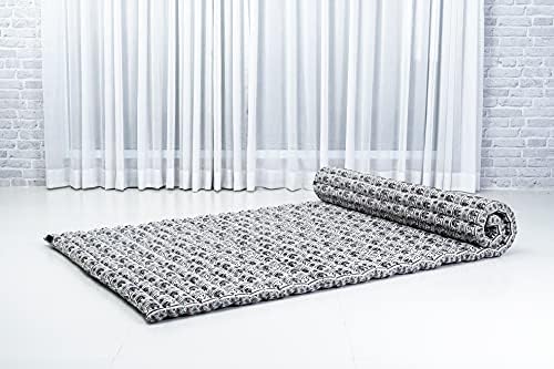 Leewadee Wide Thai Roll Mat 75 x 39 inches Kapok Firm - Image 6