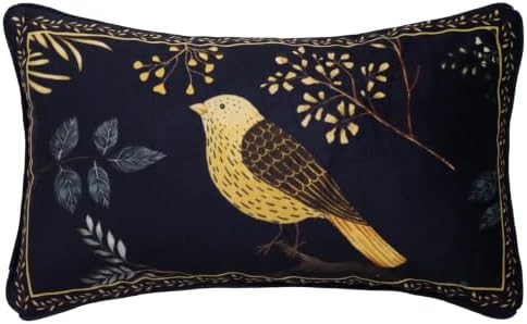 patdrea Designer French Velvet Throw Pillow Cover,12"x20"-Doodle B by patdrea