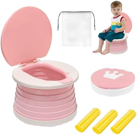 Portable Potty for Toddler,Travel Potty Seat for Toddler,Travel Toilet Kids by SunnySmile