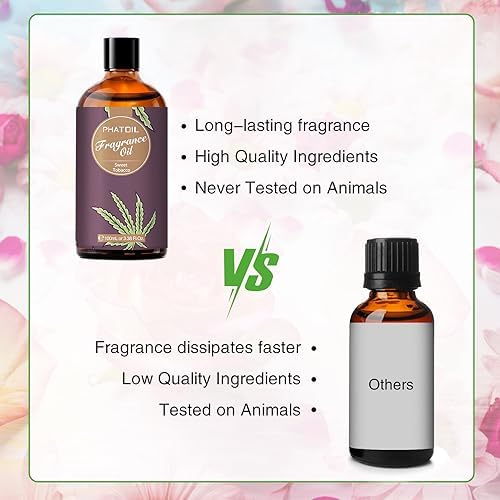 PHATOIL Sweet Tobacco Fragrance Oil for Diffuser Aromatherapy 3.38FL.OZ - Image 6