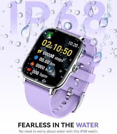 Smart Watch for Women Men- Answer/Make Call, 2025 IP68 Waterproof Fitness Step Sleep Tracker Watch with Monitor Activity Counter Smartwatch for Andriod iPhone iOS Samsung Compatible - Image 6
