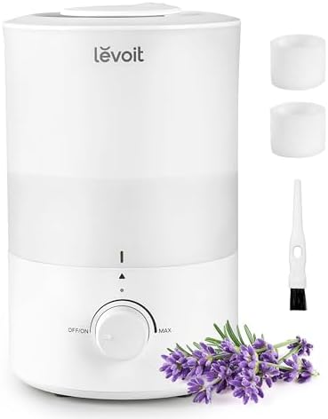Levoit Humidifiers for Bedroom, Quiet, 3L Cool Mist, Essential Oil Diffuser by Unknown
