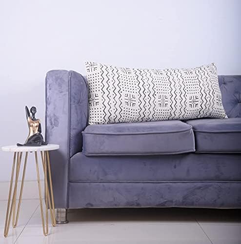 Trade Star Mudcloth 14X36 Lumber Pillow Cover 100% Cotton Authentic Throw Cushion Cover Highly Durable Cushion Case Large Body Indian Modern Living Room Decor for Bed (Ivory ALMA) - Image 3