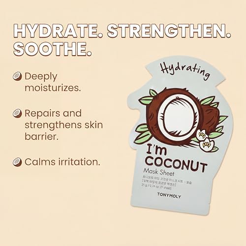 TONYMOLY I'm Face Sheet Masks - Hydrating & Soothing Korean Skincare - Image 6