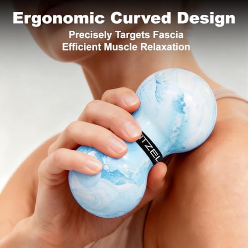 FITZELAR Massage Lacrosse Balls for Myofascial Release, Quality Certification, Massage Deep Tissue for Back and Shoulder, Trigger Point Therapy, Muscle Knots, Relieving Muscle Pain (2Blue) - Image 5