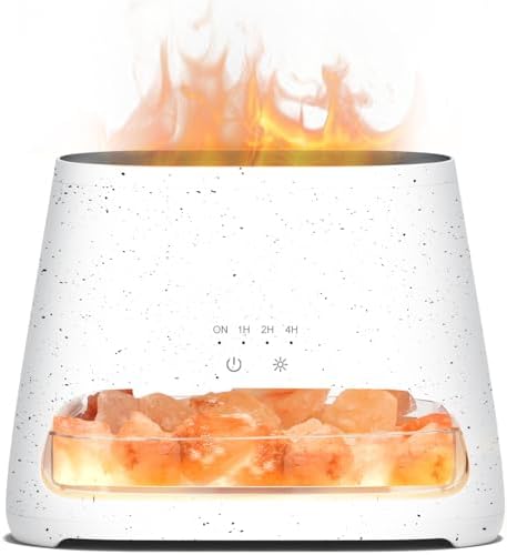 SALKING Himalayan Salt Lamp Diffuser, 2-in-1 Aromatherapy Diffuser for Home by SALKING