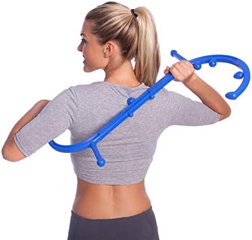 Body Back Buddy Classic Back Massager & Neck Massager for Pain Relief, Blue - Image 2