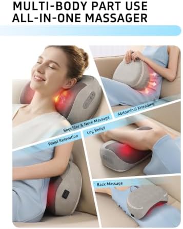 Cordless Neck & Shoulder Massager with Heat, Rechargeable - Image 4