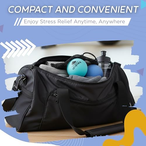 Acupoint Physical Massage Therapy Ball Set - Ideal for Yoga, Deep Tissue Massage, Trigger Point Therapy and Myofascial Release Physical Therapy Equipment - Image 5